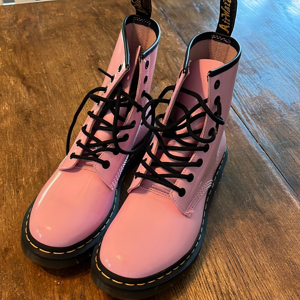 Pink Dr. Martens, never worn